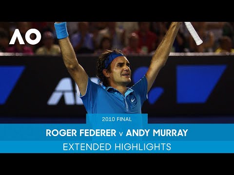 Roger Federer v Andy Murray Extended Highlights | Australian Open 2010