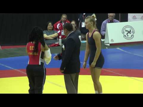 2014 Panam JR FW 59kg Gabrielle Weyhrich (USA) vs Paula Sanchez (ECU) forfeit