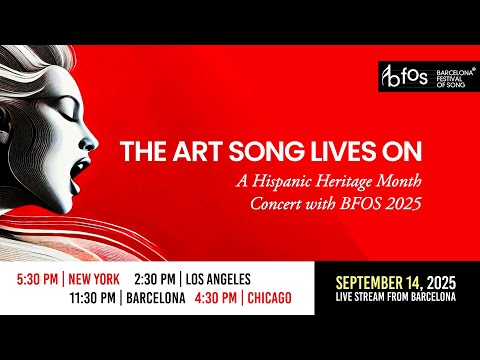 Song as Living Poetry: A Hispanic Heritage Month Concert with BFOS 2025