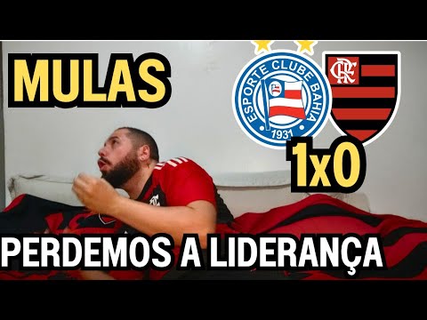REACT MELHORES MOMENTOS BAHIA 1X0 FLAMENGO - NOSSA LIDERANÇA FOI PRO CARACA