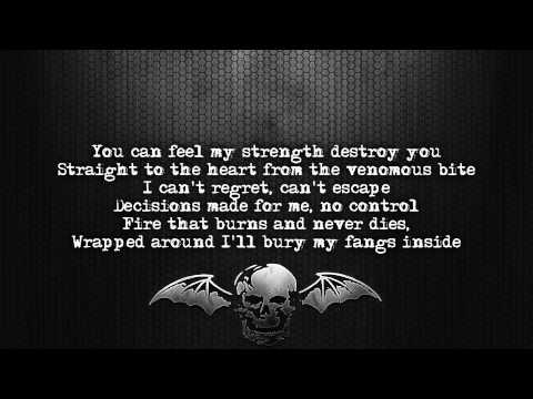 Avenged Sevenfold - Sidewinder [Lyrics on screen] [Full HD]