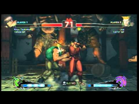 SSF4 [A vs A]: Kiryu Tsukimiya(#1 Guy) vs Lkia(#26 Guile) Ep.48