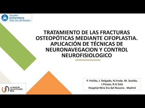 Tratamiento de las fracturas osteopóticas mediante cifoplastia