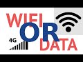 How To Tell If Your Cell Phone is using Data or WiFi (Mobile Phone)