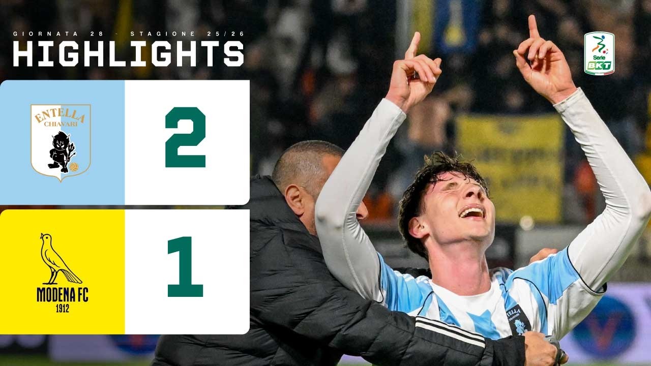 Virtus Entella vs Modena Highlights