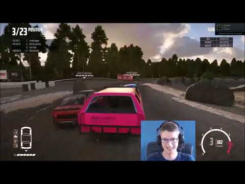 Wreckfest : Trolling people who do live on Twitch compilation 1