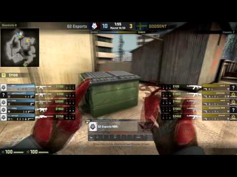 CS:GO POV Demo G2 NBK (26/11) vs GODSENT (de_overpass)