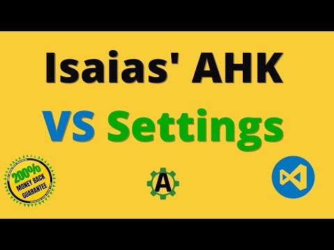 Isaias VS configuration Walk through