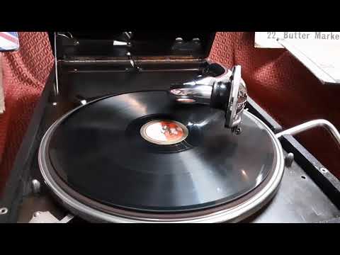 Street Barrel Organ playing La Paloma Old Folks at Home Blue Danube 78 rpm
