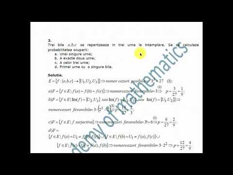 X-Statistica si probabilitati -Probabilitati-Advanced level
