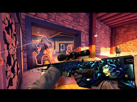 Joguei *CS GO* no RAINBOW SIX!!🤫
