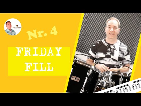 Friday Fill Nr.4 - Ghost Notes - Schlagzeug lernen mit Profi Rudi Hein - für Fortgeschrittene