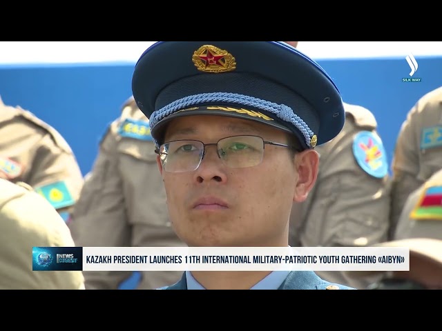 Kazakh President launches 11th International Military-Patriotic Youth Gathering «Aibyn»