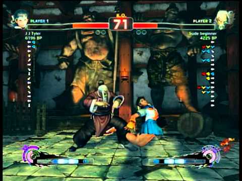 SSF4: J J Tyler(Sakura) VS Sude beginner(Gen)