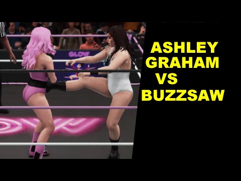GLOW 1985 Ashley Graham vs Buzzsaw - Classic Match
