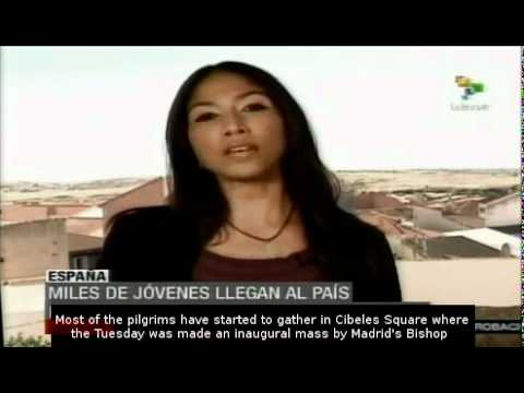 Despite social crisis, Spain prepares for Pope's visit