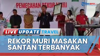 PT Sasa Inti di Minahasa Selatan Pecahkan Rekor MURI Sajian Olahan Santan Sebanyak 1.993 Porsi