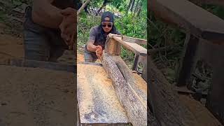 Download lagu Gergaji kayu jati dibuat balok ‼️ mesin serkel rakitan mp3
