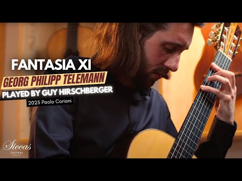 STUNNING: Fantasia IX by G. Ph. Telemann on a 2025 P. Coriani Guitar | Guy Hirschberger Live