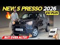 New Maruti S Presso 2026 Model VXI Plus Top Model On Road Price Features