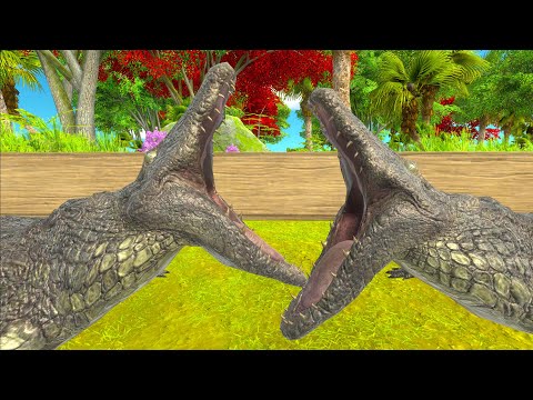 PURUSSAURUS DOING JUNGLE DEATH RUN