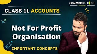 NPO - Not for profit organisation (Class 12 Accounts)
