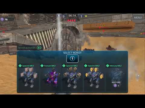 War Robots FFA - All Mercury Game Play