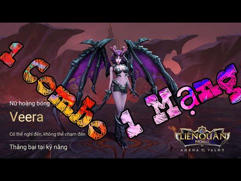 Liên quân: Cách chơi Vera mùa 8 Cực mạnh 1 combo 1 mạng| MOD SKIN