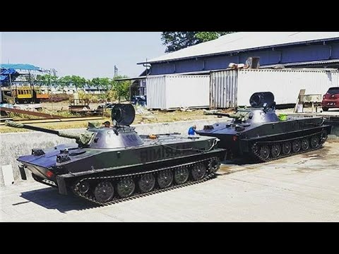 Indonesia upgrades PT-76 light amphibious tank with John Cockerill 90mm Mk III cannon