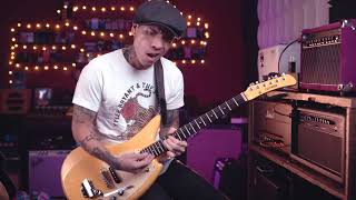 Video thumbnail for Eastwood SG2C Flying Banana Electric Guitar Demo - RJ Ronquillo by Eastwood Guitars
