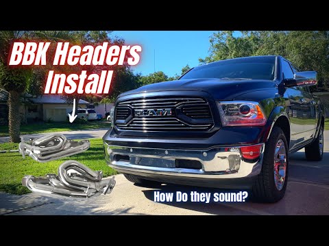 The DAILY gets headers | Ram 1500 5.7 HEMI Shorty header install