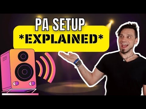 How To Setup a PA Sound System at a Live Band Event