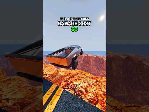 Which Car Can Jump the Grand Canyon With the Least Damage? - BeamNGdrive