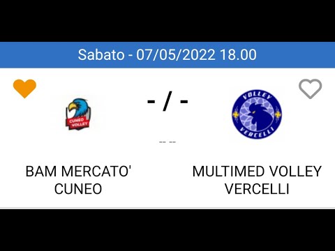 BAM CUNEO vs VERCELLI - 07/05/2022