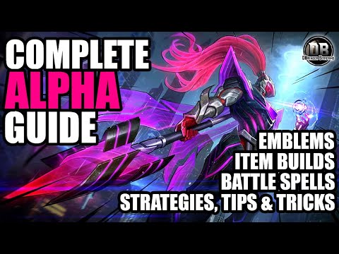 ALPHA BEST BUILD || MOBILE LEGENDS HERO GUIDE