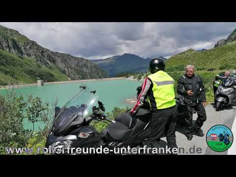 Silvretta Hochalpenstraße Alpentour 2020 Rollerfreunde Unterfranken