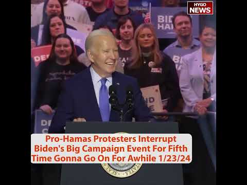 Biden Heavily Slurring: Woman Unless You Wanna Benefit; Secret Service, Hot Mic Interrupted 13 Times