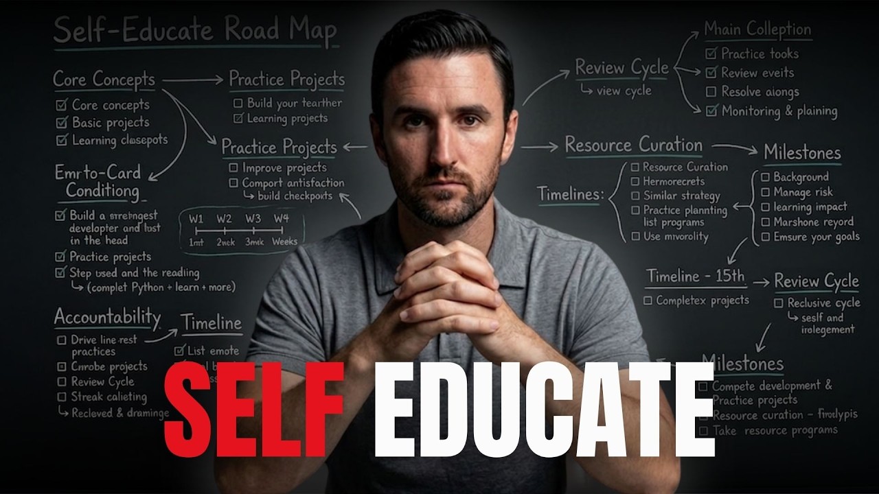 How to Teach Yourself Anything (The Self-Study Blueprint)
