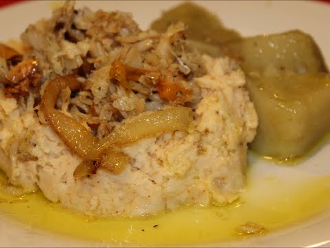 How to Make Puerto Rican Roots - Mashed Yautia, Batata and Bacalao Recipe [Episode 045]