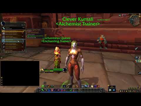 Alchemy Recipes WIP Preview | Battle for Azeroth Alpha