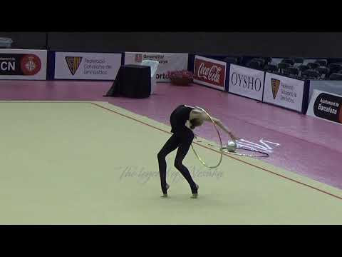 Olena DIACHENKO (UKR) hoop - 2017 Trofeu de Barcelona trainings