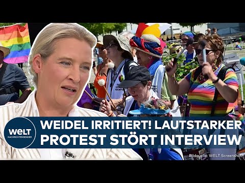 BERLIN: AfD-Chefin Alice Weidel irritiert! So hat sie sich ihr ARD-Sommerinterview nicht vorgestellt