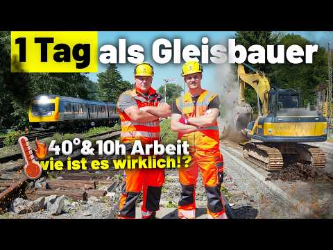 Knochenjob Gleisbauer - wie hart ist der Job wirklich? 1 Tag als Gleisbauer