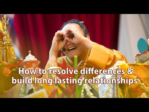 Full Teaching on 02 Jun 2016 - How to resolve differences and build long lasting relations
