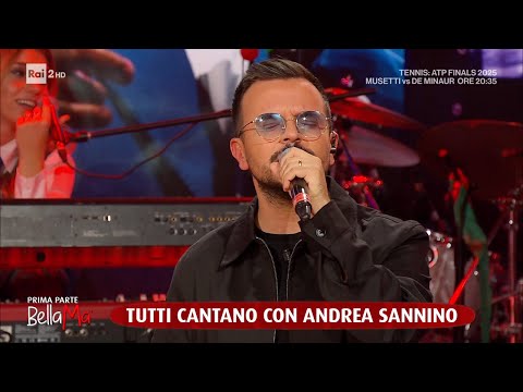 Andrea Sannino canta "Abbracciame" - BellaMa' 11/11/2025
