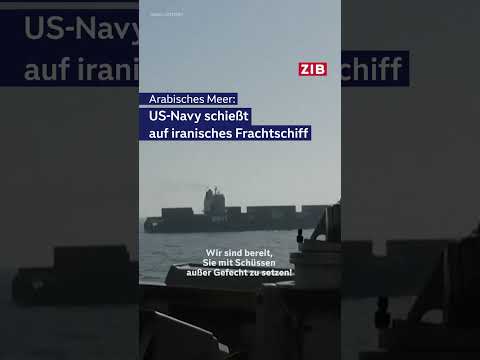 Arabisches Meer: US-Navy schießt auf iranisches Frachtschiff