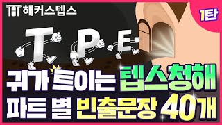 텝스 청해 파트 별 빈출문장 40개 연속재생 1탄 👂귀가 트이는 텝스 청해문장.zip✨ |  teps 점수, 텝스 성적, 텝스 난이도