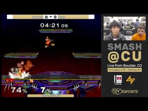 Smash @ CU #23: Keyo vs. Goomy
