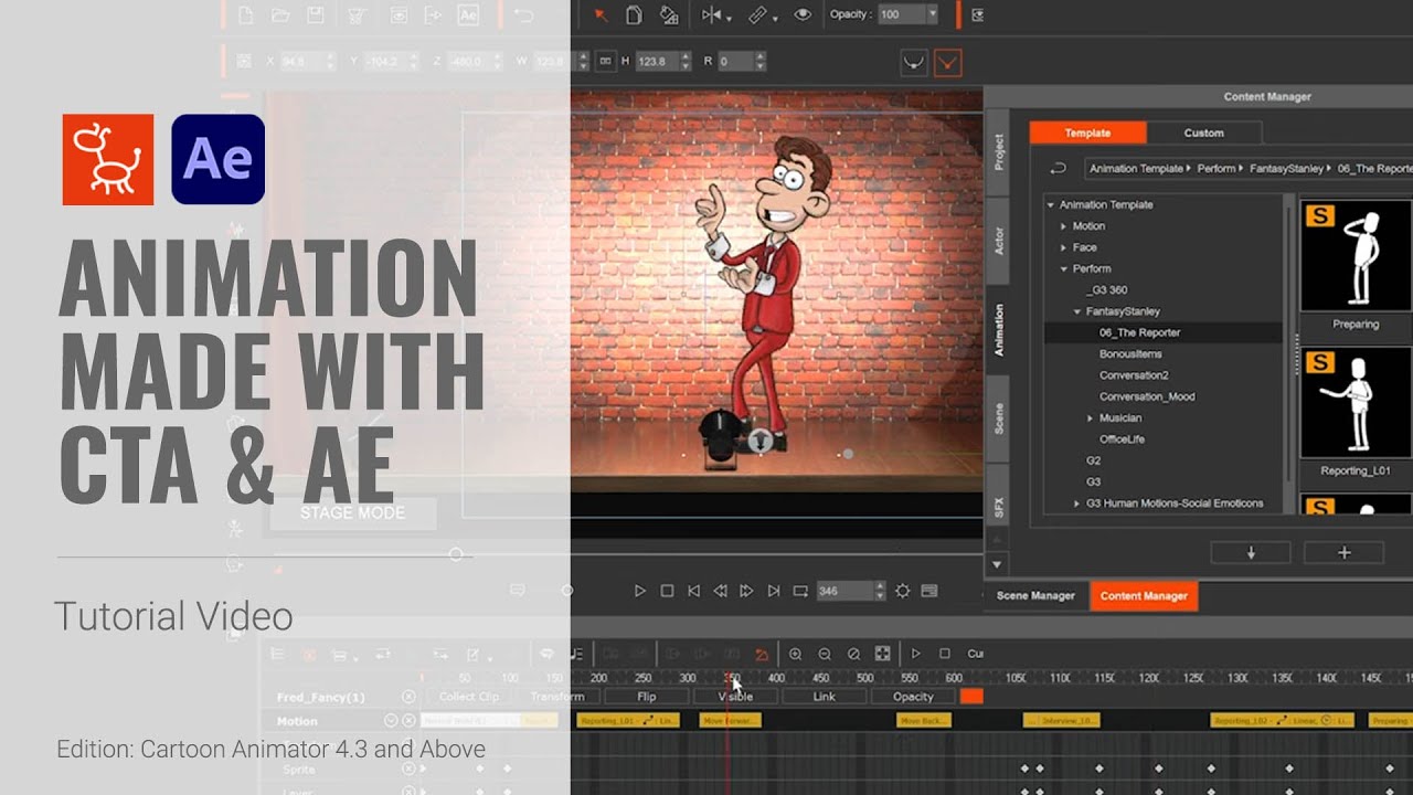 Tutorial - Cartoon Animator & After Effects - A Great Combination - YouTube