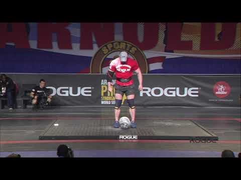 Mateusz Kieliszkowski WORLD RECORD 315-pound CYR Dumbbell at 2019 Arnold Sports Festival